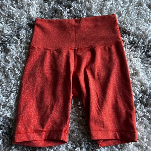 Lululemon Wunder Train High Rise Short 8" Crunch Warm Coral - Picture 1 of 3